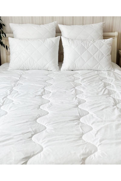 Домашняя подушка из микрофибры с пухом 68х68 Файбертек 68х68.Э.С.ЛП - фото 3