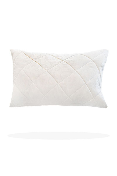 Домашняя подушка из микрофибры с лебяжьим пухом Файбертек 68х48.Э.С.ЛП - фото 1