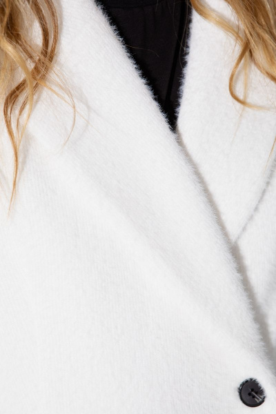 Пальто свободного кроя из фактурной пальтовой ткани PiRS 4989 - фото 12