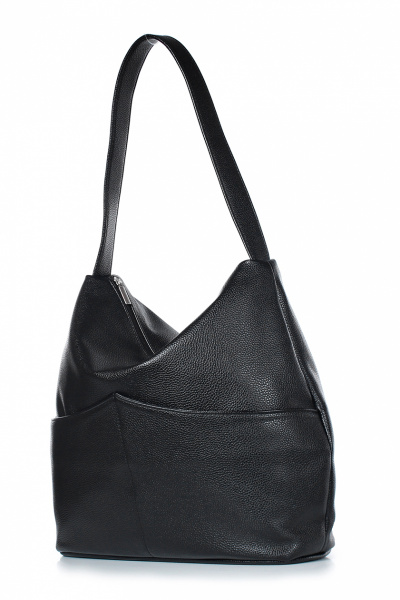 Сумка из экокожи на одно отделение с карманами Galanteya 45322.23с952к45 черный - фото 1