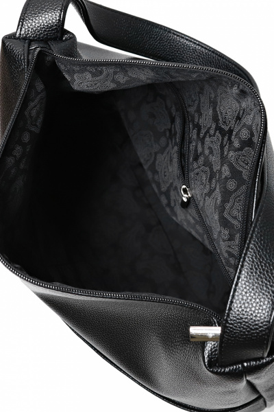 Сумка из экокожи на одно отделение с карманами Galanteya 45322.23с952к45 черный - фото 5