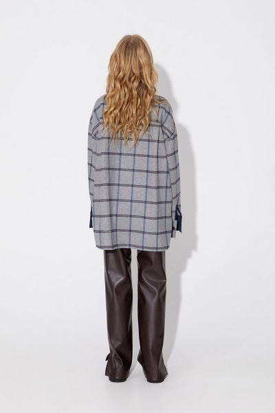 Комплект из брюки и рубашка из экокожи для ежедневного PiRS 5002 - фото 7