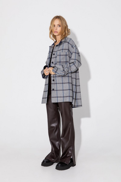 Комплект из брюки и рубашка из экокожи для ежедневного PiRS 5002 - фото 4