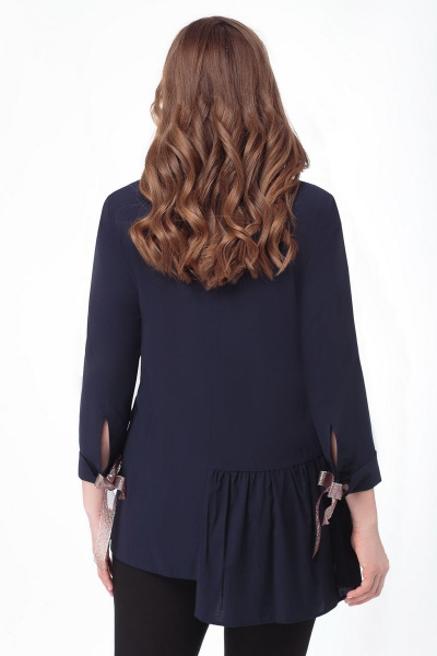 Блуза DaLi 5452 синий - фото 2