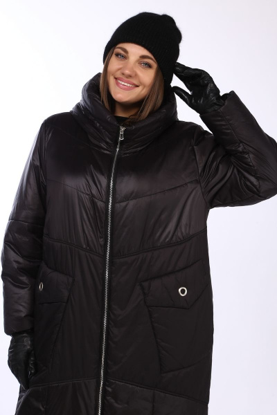 Пальто Lady Secret 5023/1 черный - фото 5