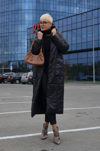 Пальто DOGGI 5033 черный - фото 4