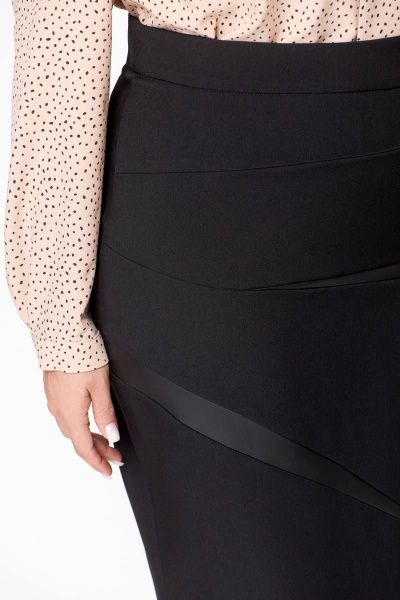 Юбка Swallow 053 черный - фото 8