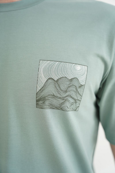 Майка, шорты Купалинка 264803.182-188 к.полынь,клетка2 - фото 4