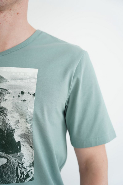 Майка, шорты Купалинка 265002.182-188 к.полынь,клетка2 - фото 3