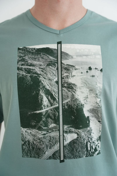 Майка, шорты Купалинка 265002.182-188 к.полынь,клетка2 - фото 2