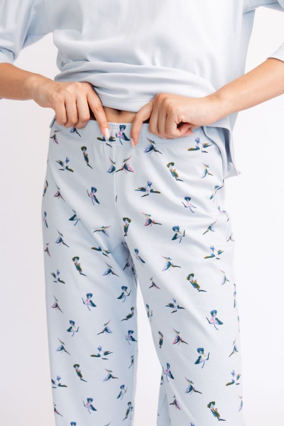 Брюки, джемпер Купалинка 675500.170-176 к.голубой,набивка - фото 2