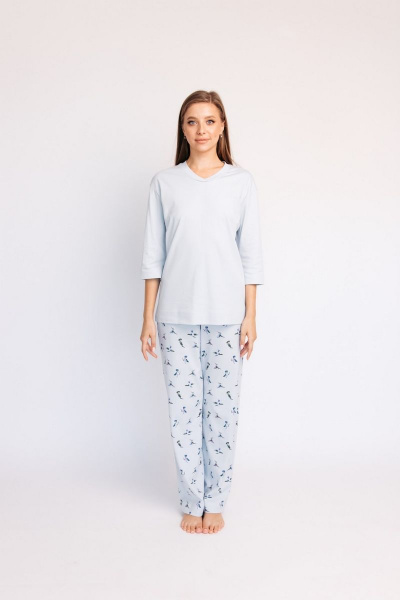 Брюки, джемпер Купалинка 675500.170-176 к.голубой,набивка - фото 1