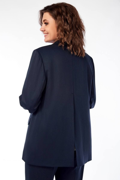 Блуза, брюки, жакет Ольга Стиль С-823 т.синий - фото 8