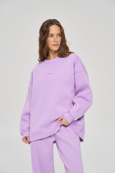 Брюки, свитшот RAWR 296 лиловый.начес - фото 2