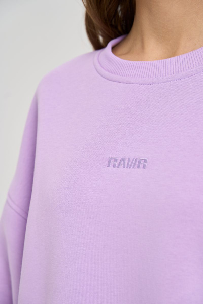 Брюки, свитшот RAWR 296 лиловый.начес - фото 3