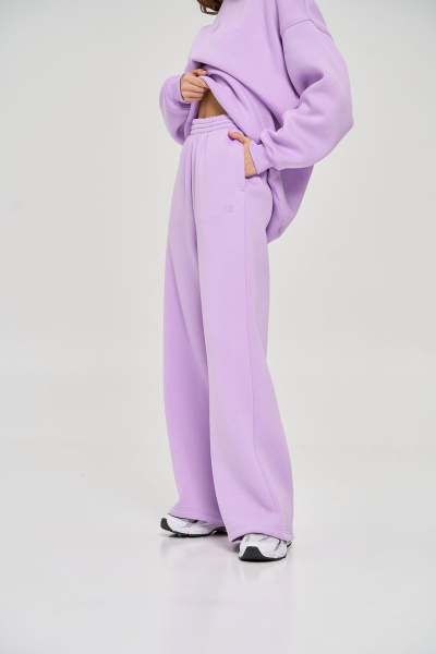 Брюки, свитшот RAWR 296 лиловый.начес - фото 5