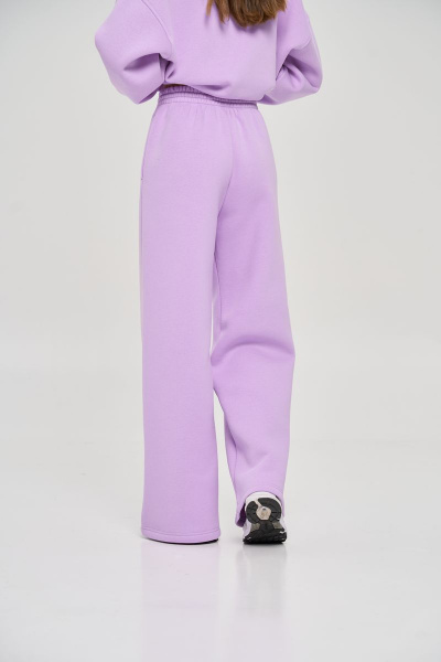 Брюки, свитшот RAWR 296 лиловый.начес - фото 7