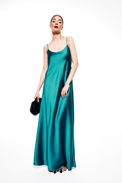 Платье ELLETTO 1982 изумрудный - фото 10