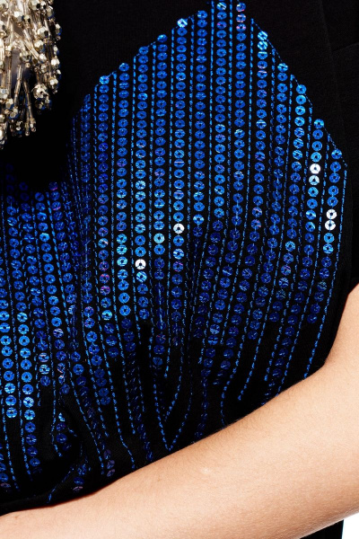 Джемпер ELLETTO 3682 черно-синий - фото 3