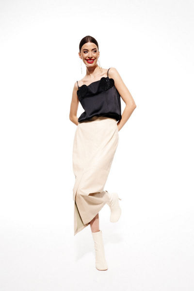 Блуза ELLETTO 3684 черный - фото 4