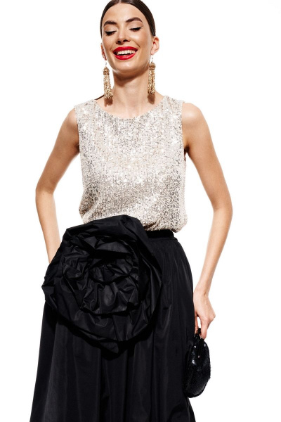 Джемпер ELLETTO 3687 бежевый - фото 1