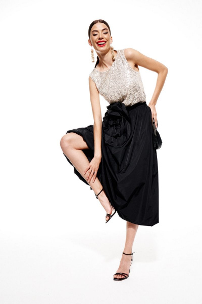 Джемпер ELLETTO 3687 бежевый - фото 4