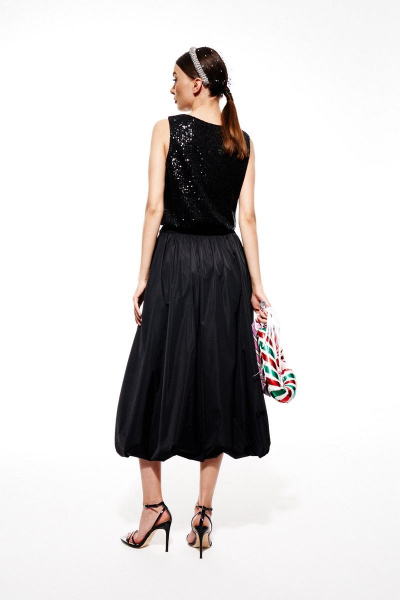 Джемпер ELLETTO 3687 черный - фото 7