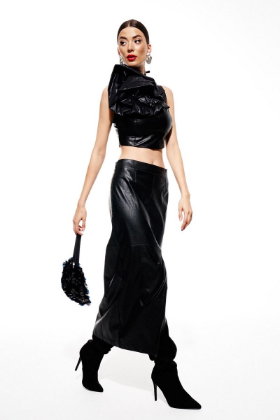 Юбка ELLETTO 2280 черный - фото 8