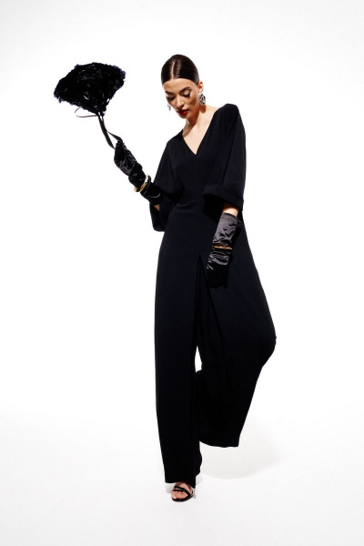 Комбинезон ELLETTO 5240 черный - фото 2