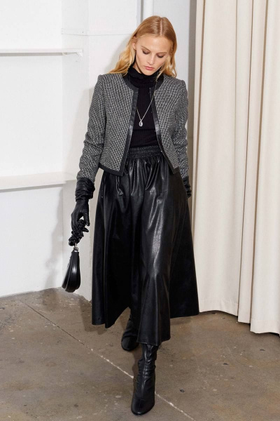 Юбка Lokka 1207ю черный - фото 9