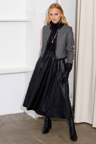 Юбка Lokka 1207ю черный - фото 3