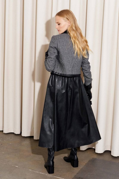 Юбка Lokka 1207ю черный - фото 7