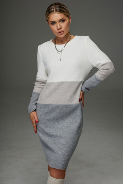 Платье Galean Style 915 беж - фото 7