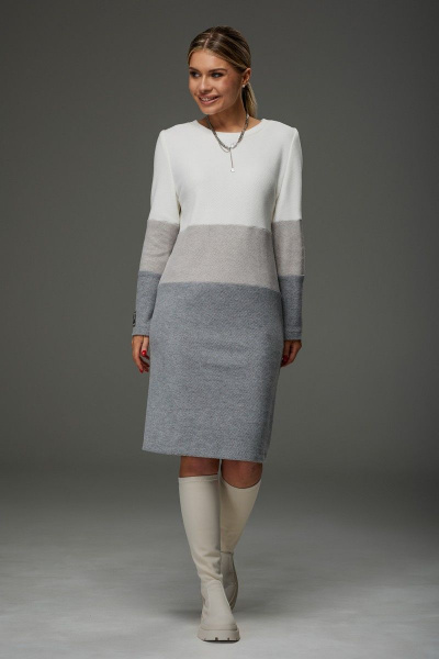 Платье Galean Style 915 беж - фото 5