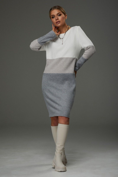 Платье Galean Style 915 беж - фото 4