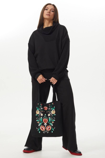 Брюки Ma Сherie 2028 черный - фото 7