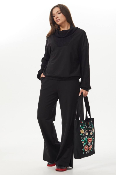 Брюки Ma Сherie 2028 черный - фото 4