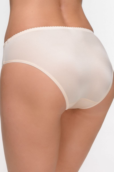 Классические бежевые трусы из трикотажа для повседневной носки Milady 211 8.12 - фото 2