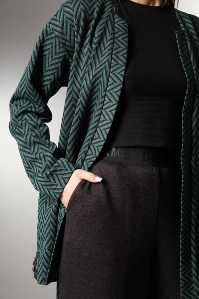 Комплект из широких брюк и удлиненного кардигана из трикотажа LM К3647 - фото 10