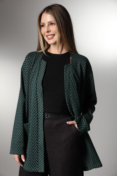 Комплект из широких брюк и удлиненного кардигана из трикотажа LM К3647 - фото 7