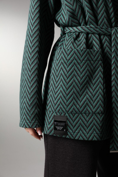 Комплект из широких брюк и удлиненного кардигана из трикотажа LM К3647 - фото 6