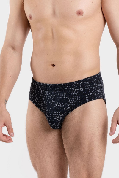 Трусы из хлопка с мягкими резинками для комфорта SERGE 7015/15 patt0642 - фото 1