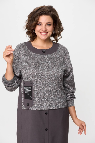 Платье Karina deLux M-1177 меланж - фото 3