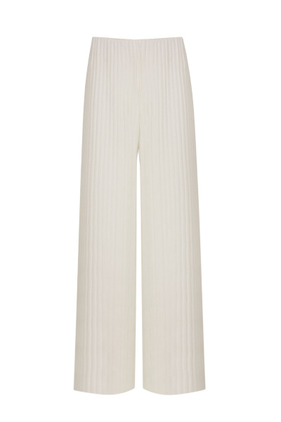 Брюки из вискозы и трикотажа для повседневной носки Elema 3К-12869-1-164 белый - фото 4