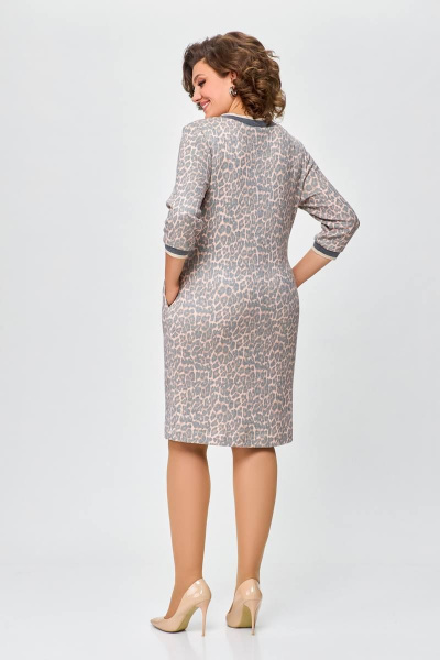 Платье из трикотажа с нагрудными вытачками и карманами Swallow 686.2 - фото 4