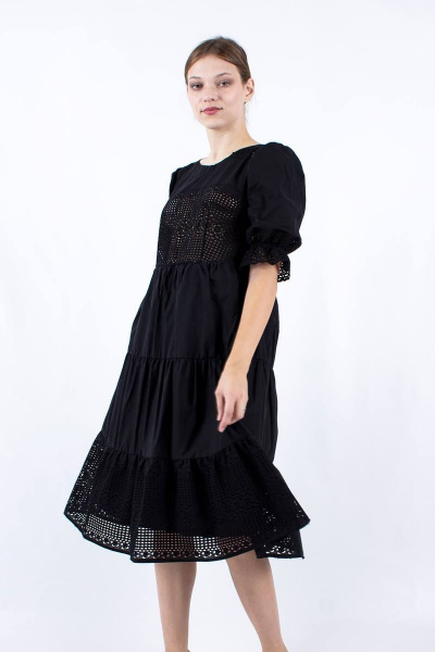 Платье с воланами и рукавами-фонариками Mita ЖМ1149 - фото 3