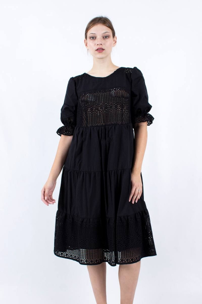 Платье с воланами и рукавами-фонариками Mita ЖМ1149 - фото 2