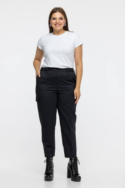 Черные карго-брюки с множеством карманов Avila 0939 черный - фото 9