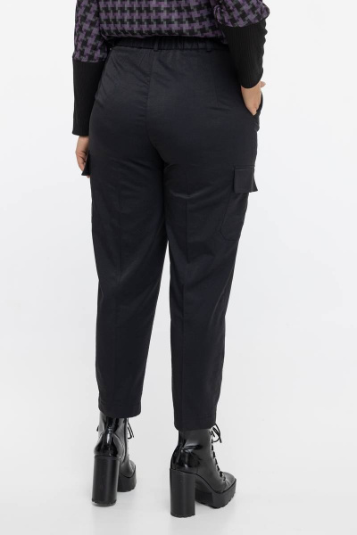 Черные карго-брюки с множеством карманов Avila 0939 черный - фото 8