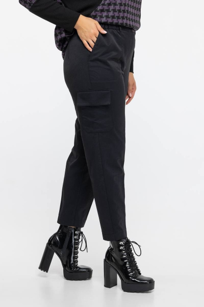 Черные карго-брюки с множеством карманов Avila 0939 черный - фото 6